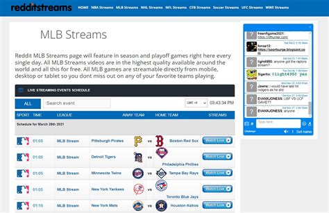 mlb redditstreams